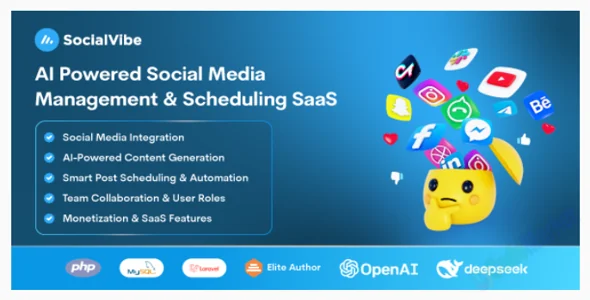 SocialVibe - AI-Powered Social Media