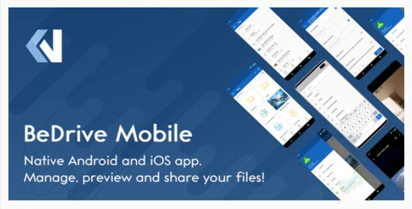 BeDrive Mobile - Native Flutter Android and iOS app for File Storage