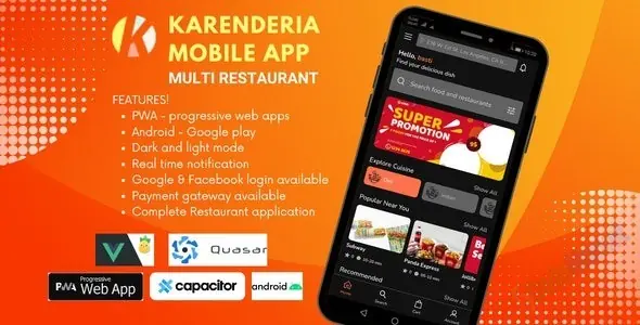 Karenderia Mobile App Multi Restaurant v1.0.6