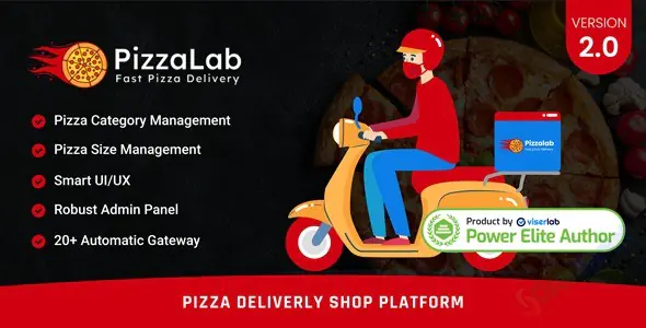 PizzaLab v2.0 Pizza Delivery Shop Platform