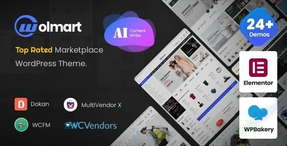 Wolmart (v1.8.13) Multi-Vendor Marketplace Theme