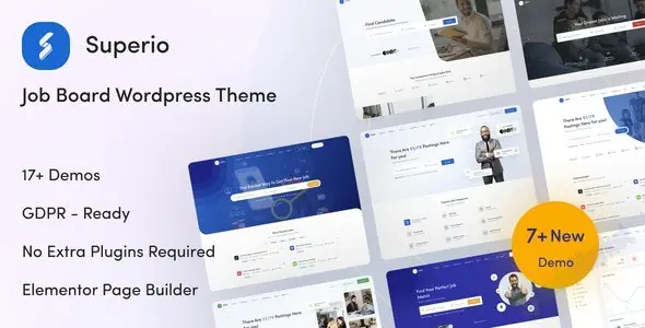 Superio (v1.3.24) Job Board WordPress Theme